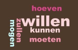 Dutch Modal auxiliaries, verbs plus infinitive