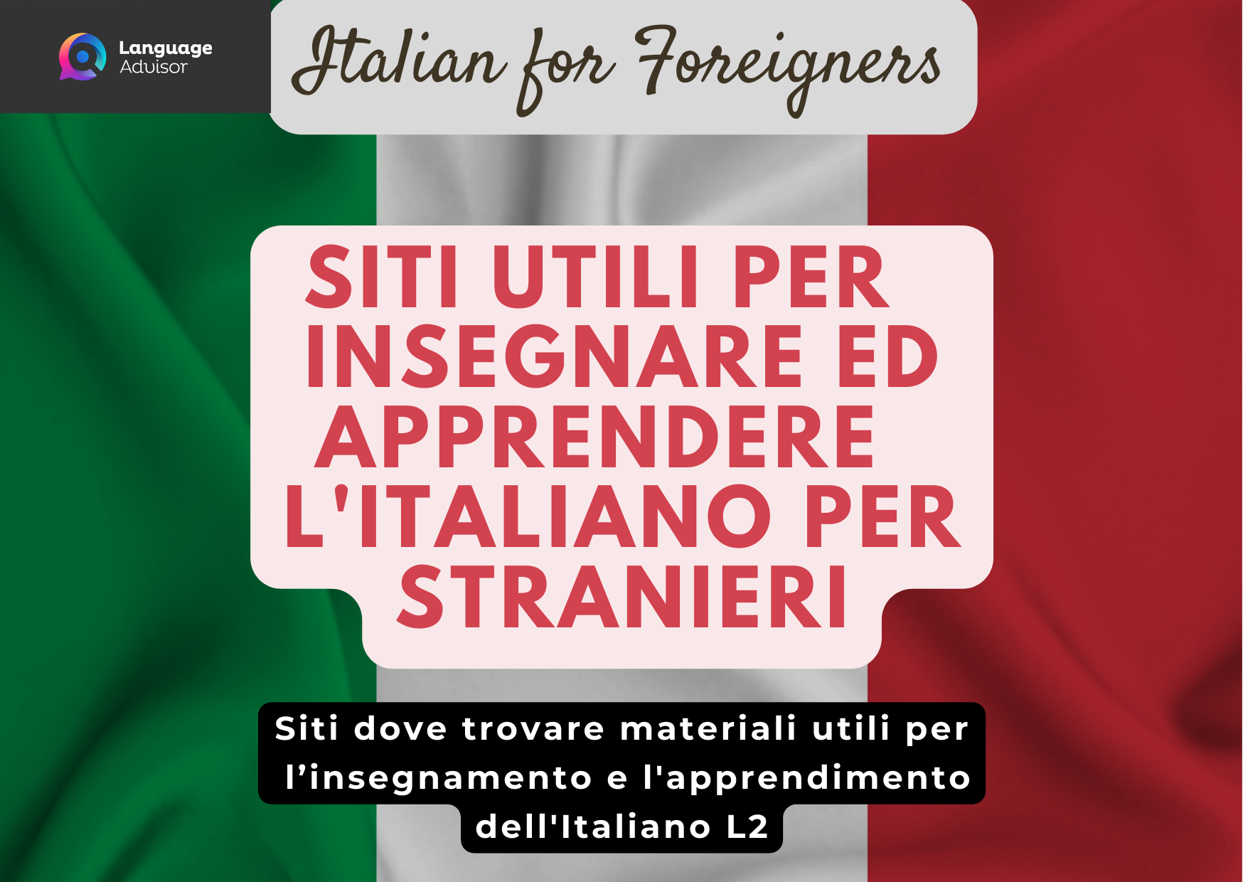 Siti utili per insegnare ed apprendere l'italiano per stranieri