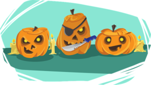 English esl Halloween Game: Scrambled Pumpkins