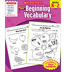 Scholastic Success With Beginning Vocabulary
