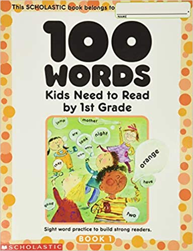 100 Vocabulary Words Kids Need to Know by 1st Grade