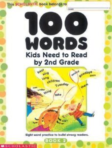100 Vocabulary Words Kids Need to read by 2nd Grade