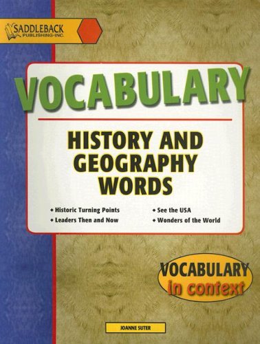 Vocabulary in Context History and Geography Words