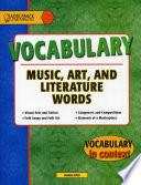 Vocabulary in Context: Music, Art and Literature Words