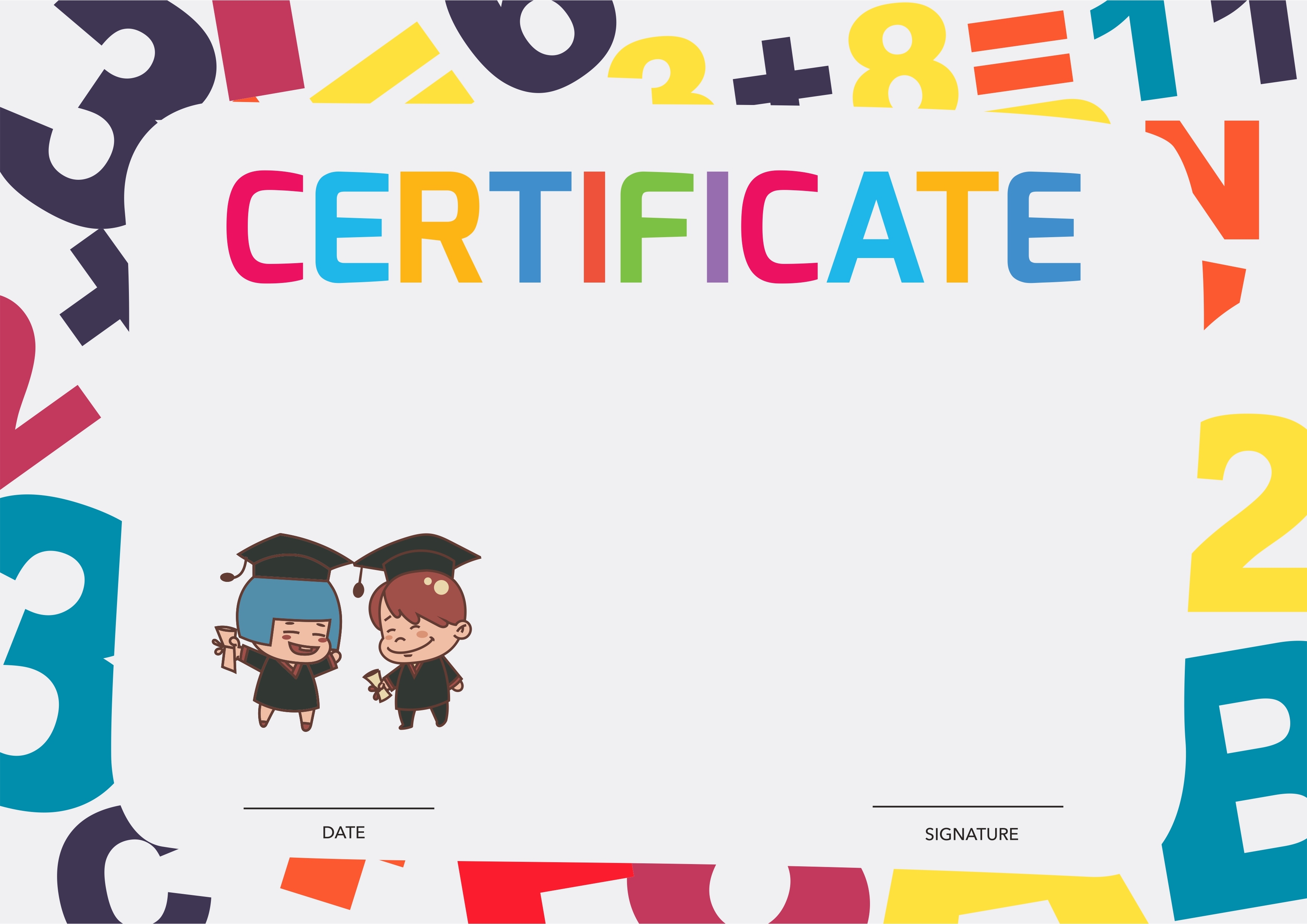 free printable blank certificate templates