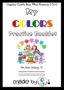 My Colors Practice Booklet