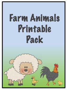 Farm Animals Printable Packs