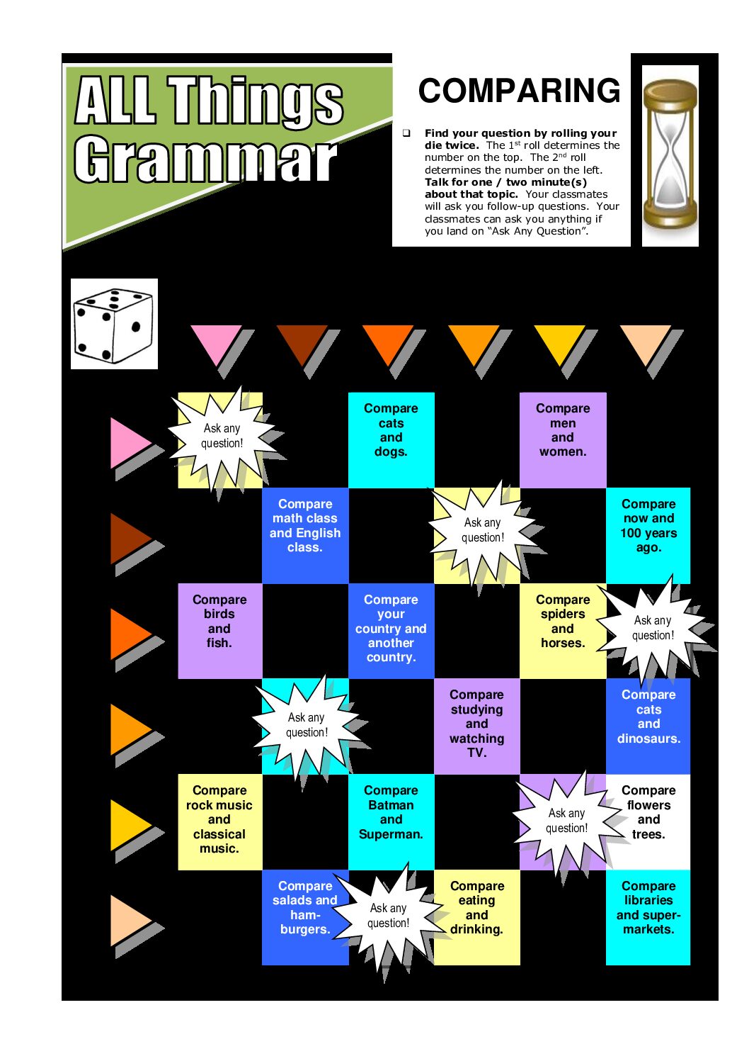 English ESL Games Comparing Language Advisor