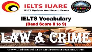 IELTS Law and Crime Vocabulary – PDF
