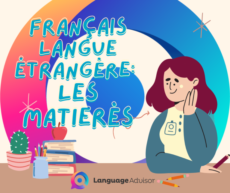 Français langue étrangère les matierès