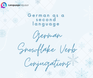 German Snowflake Verb Conjugations
