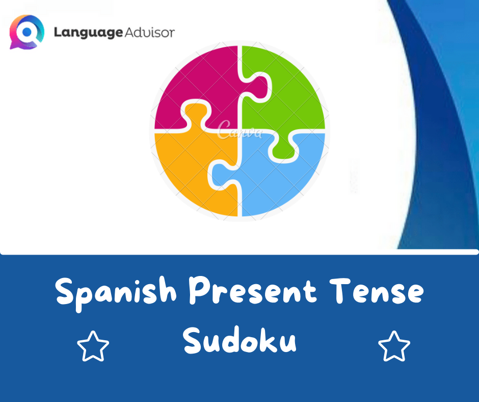 Spanish Present Tense Sudoku