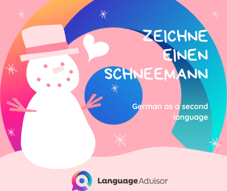 Zeichne einen Schneemann