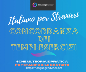 Italian as a second language: Concordanza dei Tempi in italiano
