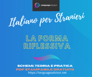 Italian as a second language: Forma Riflessiva