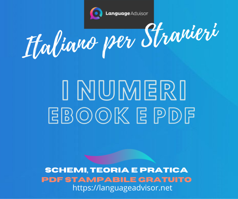 Italian as a second language: Numbers