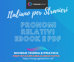 Italian as a second language: Pronomi Relativi Italiani