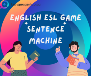 English Esl Game: Sentence Machine