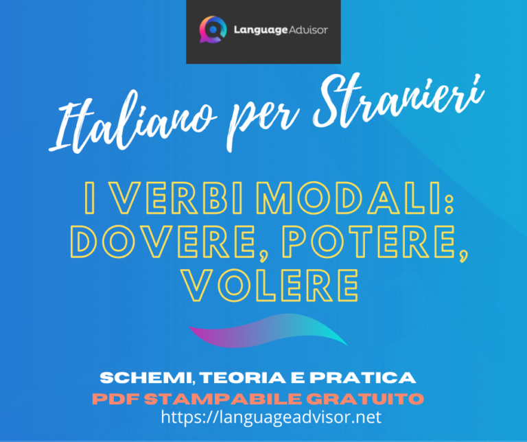 Italian as a second language: I Verbi Modali