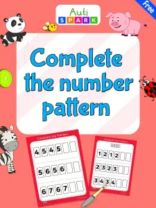 Auti Spark Complete the number pattern