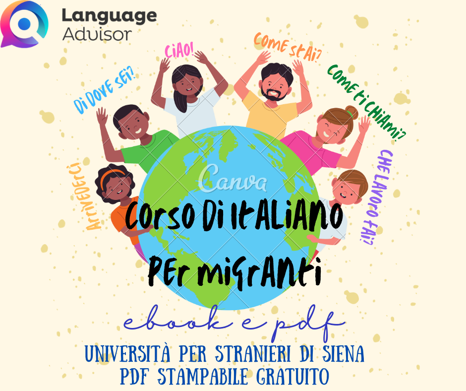 wreath physically Posters Corso di Italiano per migranti - eBook - Language Advisor