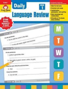 Evan-Moor Daily Language Review Grade 1