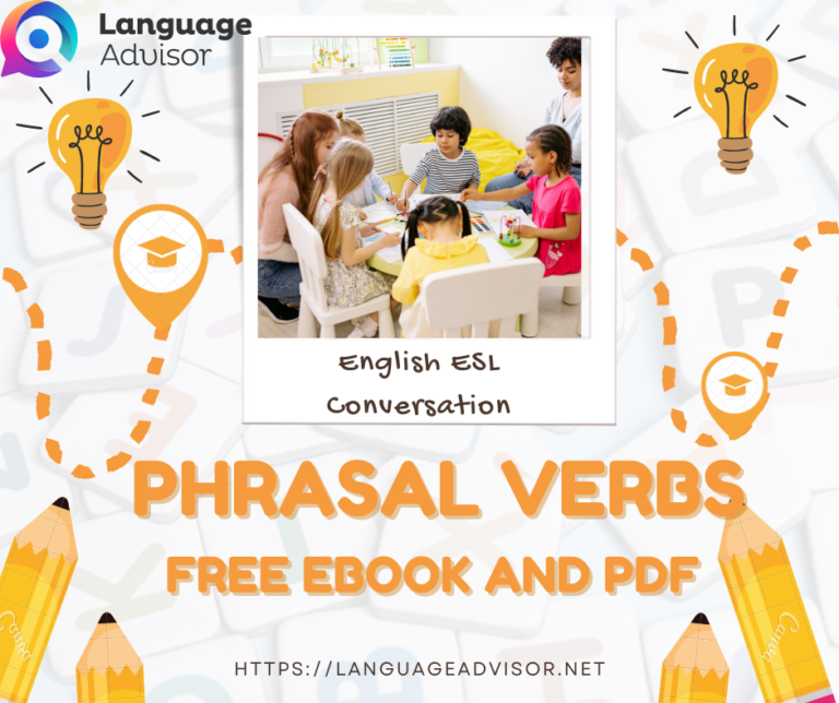 English ESL Conversation with Phrasal Verbs