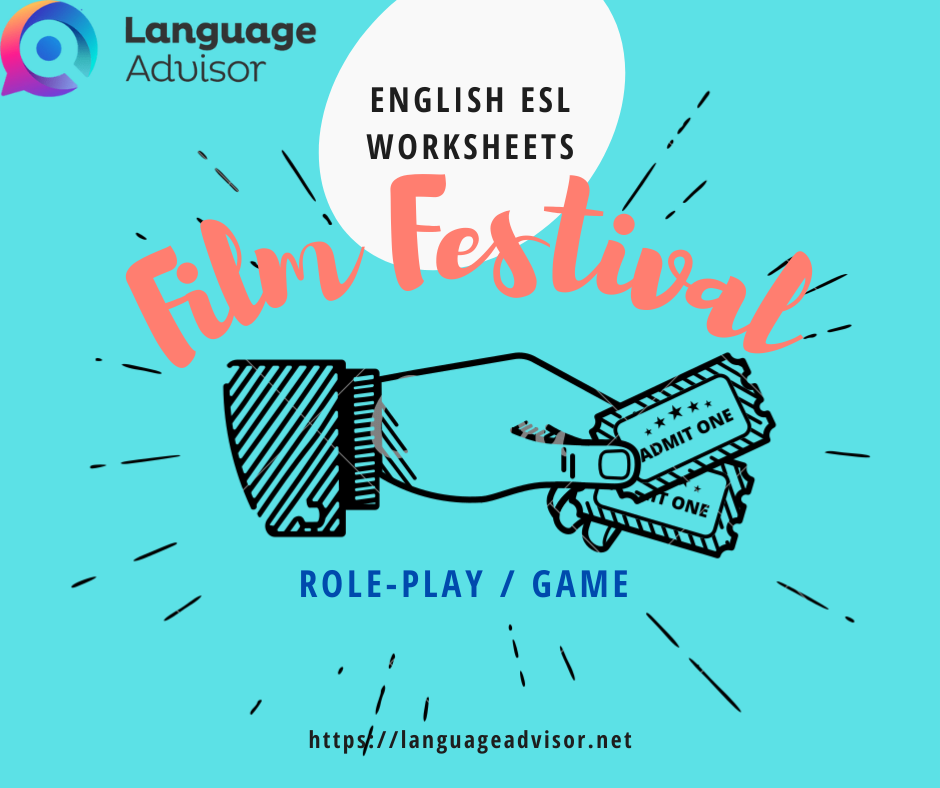 english esl worksheets film festival language advisor