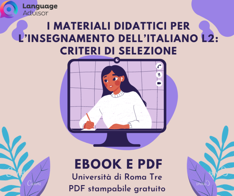 I materiali didattici per l’insegnamento dell’italiano L2: criteri di selezione