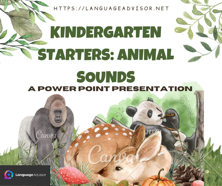 ESL English PowerPoint: Animal Sounds - Language Advisor