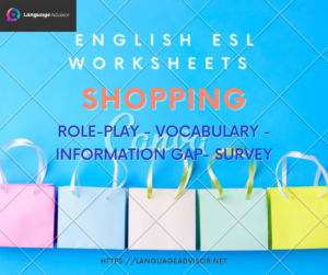 English ESL worksheets: Shopping