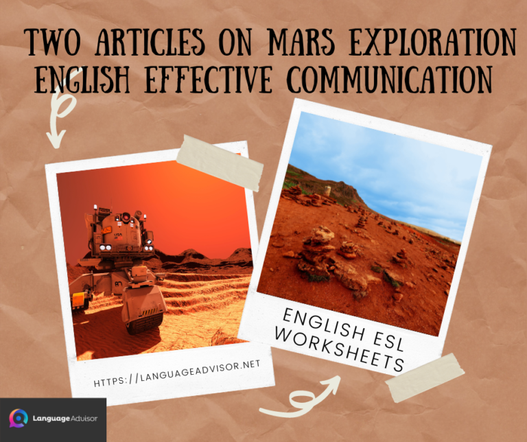 Two Articles on Mars Exploration – English Effective Communication