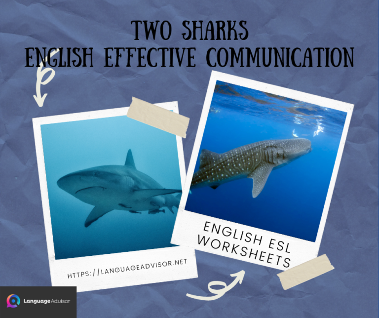 Two Sharks  – English Effective Communication
