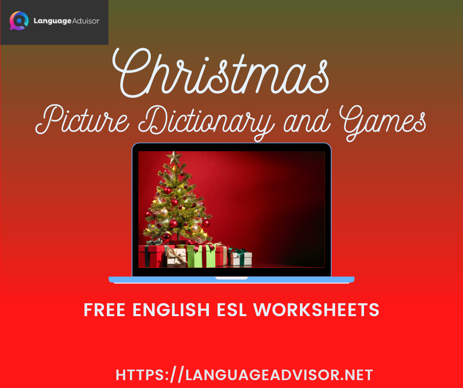 Christmas Worksheets On Vocabulary Language Advisor