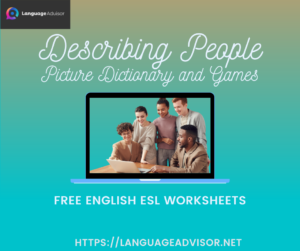 Describing People – Worksheets on Vocabulary