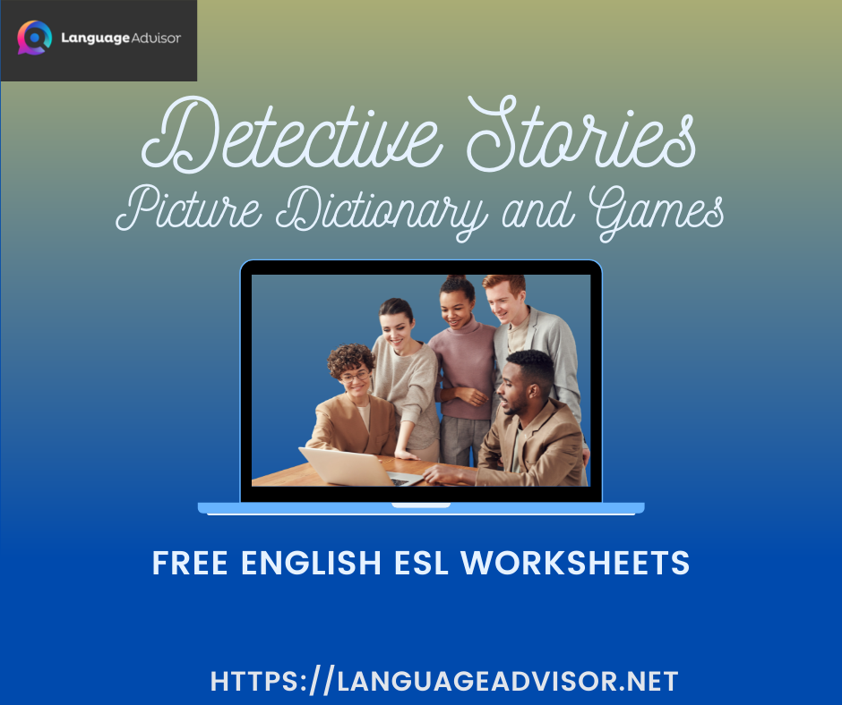 Detective Stories Worksheets On Vocabulary