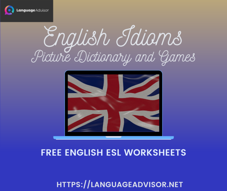 English Idioms – Worksheets on Vocabulary