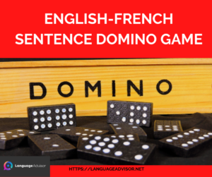 English-French Sentence Domino Game