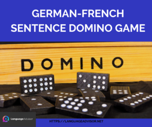 German-French Sentence Domino Game
