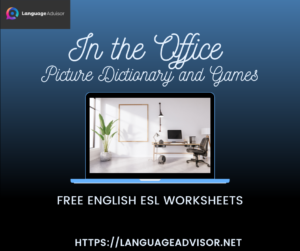 In the Office – Worksheets on Vocabulary