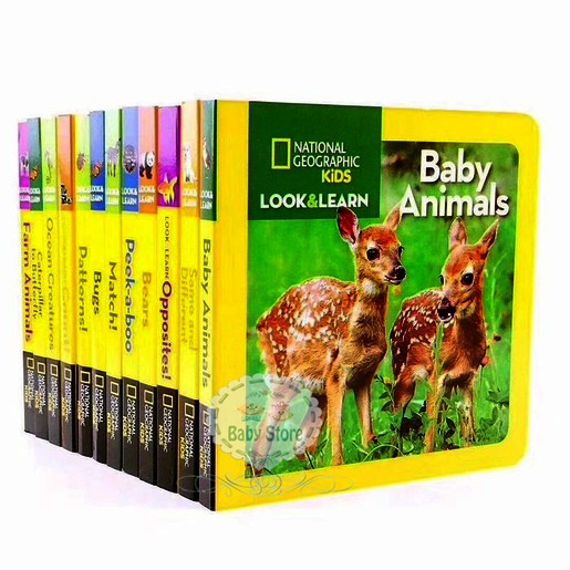 NATIONAL GEOGRAPHIC KIDS - LOOK & LEARN SET
