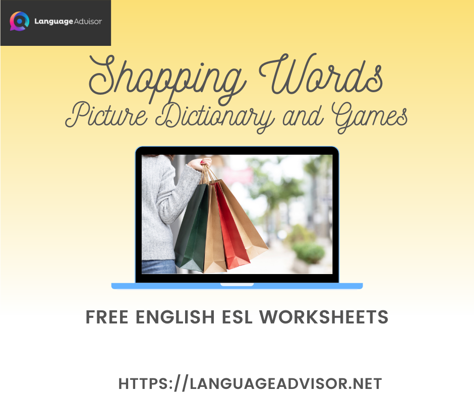 Shopping Vocabulary Exercises genera…: English ESL worksheets pdf