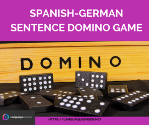 Spanish-German Sentence Domino Game