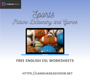 Sports – Worksheets on Vocabulary