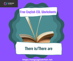 English ESL Worksheets: There is/There are