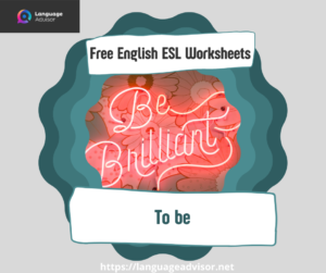 English ESL Worksheets: To be