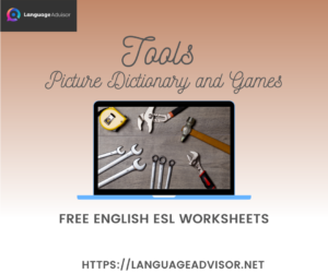 Tools – Worksheets on Vocabulary