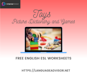 Toys – Worksheets on Vocabulary
