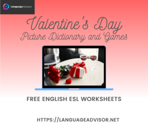 Valentine’s Day – Worksheets on Vocabulary