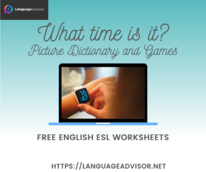 What time is it? – Worksheets on Vocabulary